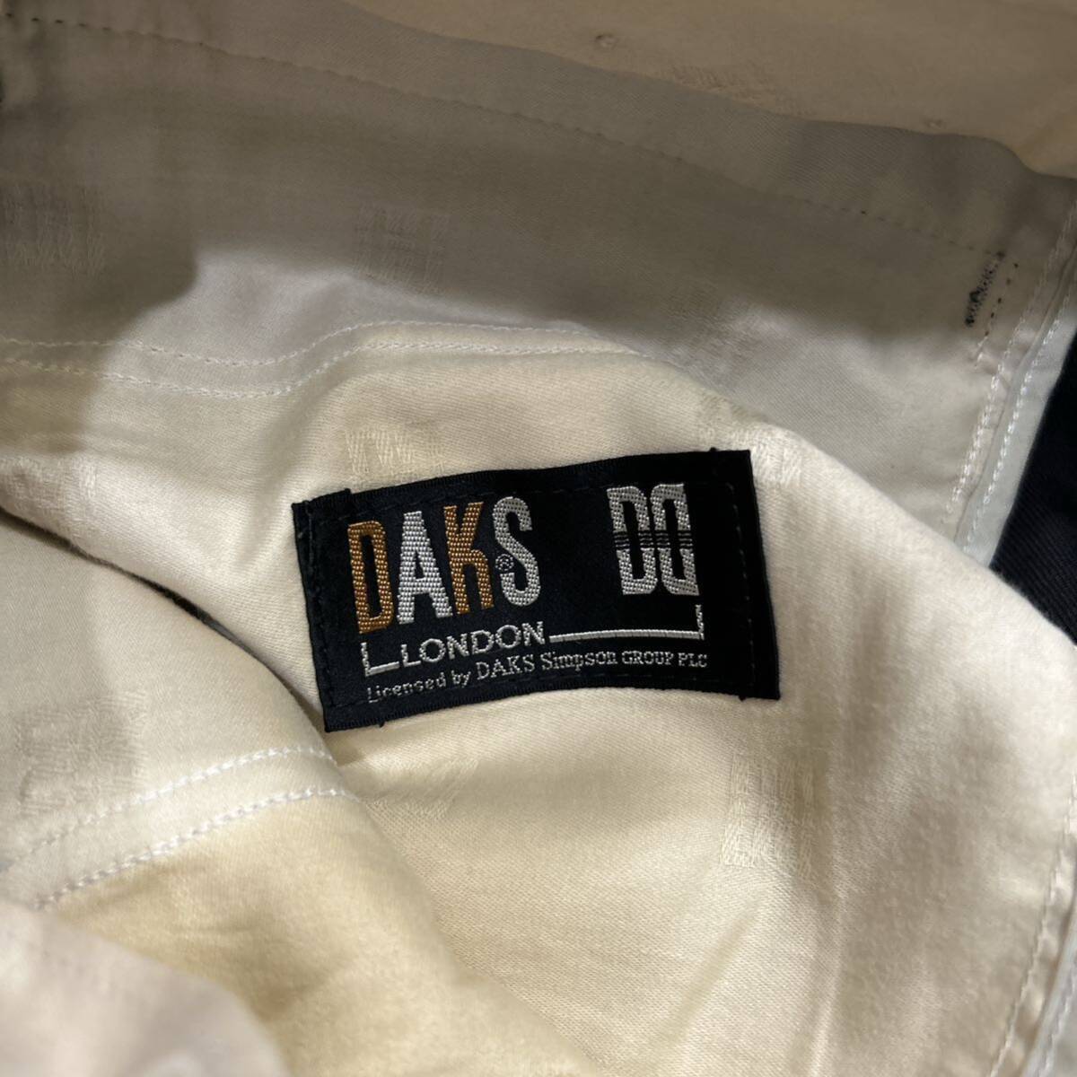 Z ■ 日本製 '履き心地抜群' DAKS LONDON ダックス 高品質 WOOL ストレート スラックスパンツ size92A5 メンズ 紳士服 ボトムス 古着 _画像7