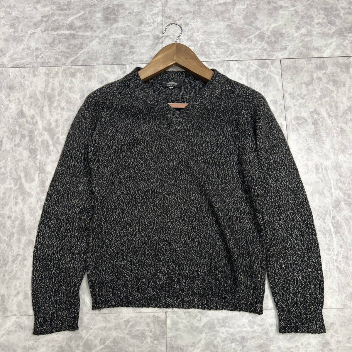 DD ■ イタリア製 '高級感溢れる' Max Mara マックスマーラ WEEKEND 長袖 WOOL Vネック ニット セーター sizeS レディース 婦人服 トップスの画像2