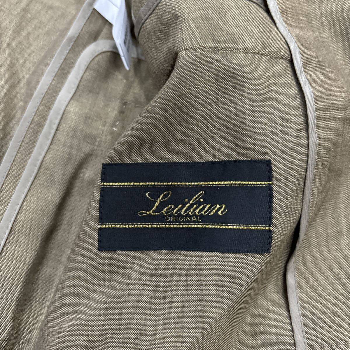 H ＊ 日本製 '高級感溢れる' 大きいサイズ LEILIAN レリアン 高品質 WOOL テーラードジャケット size15+ レディース 婦人服 アウターの画像6