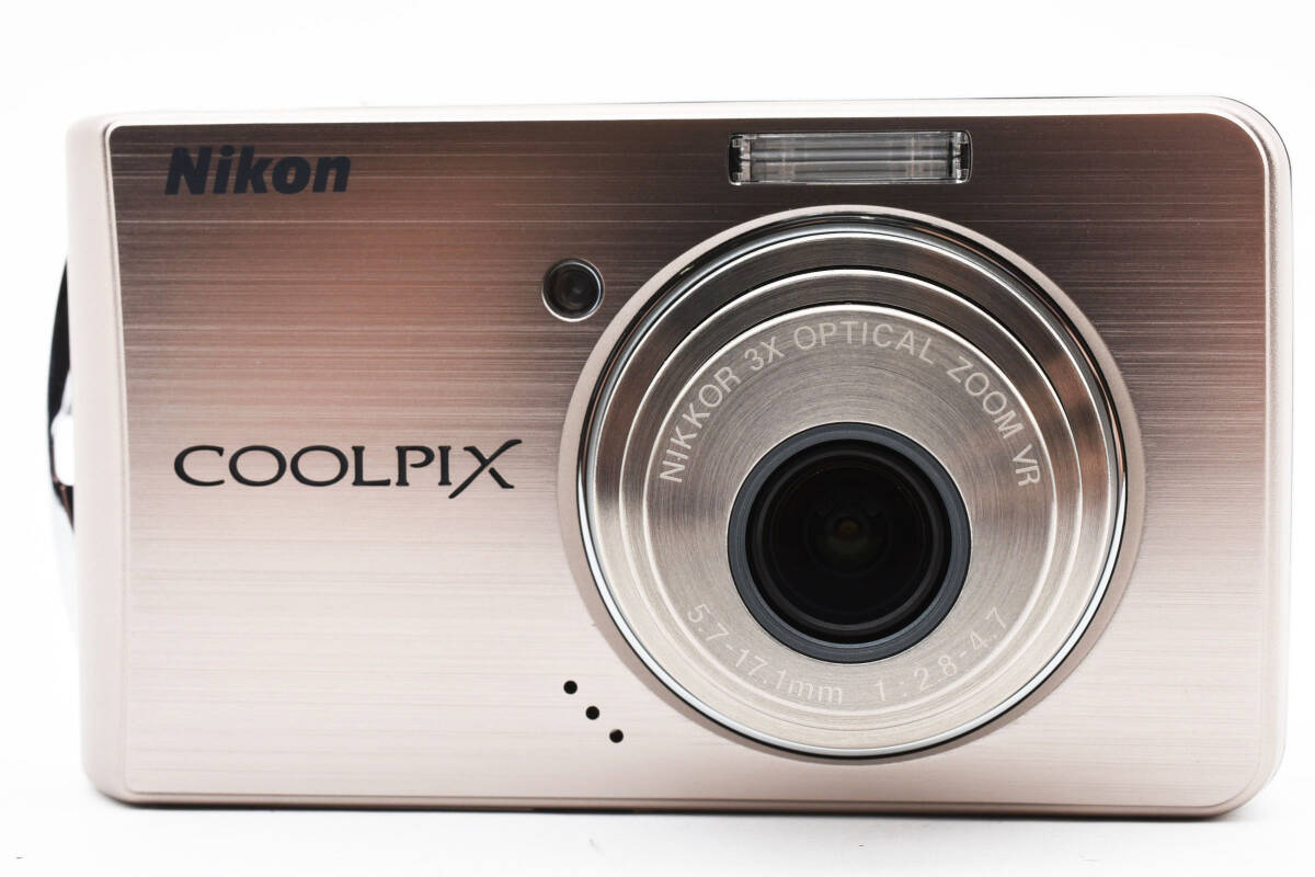 【美品】ニコン Nikon COOLPIX S520 ライトブロンズ コンパクトデジカメ ♯C9001C92050EGAの画像2