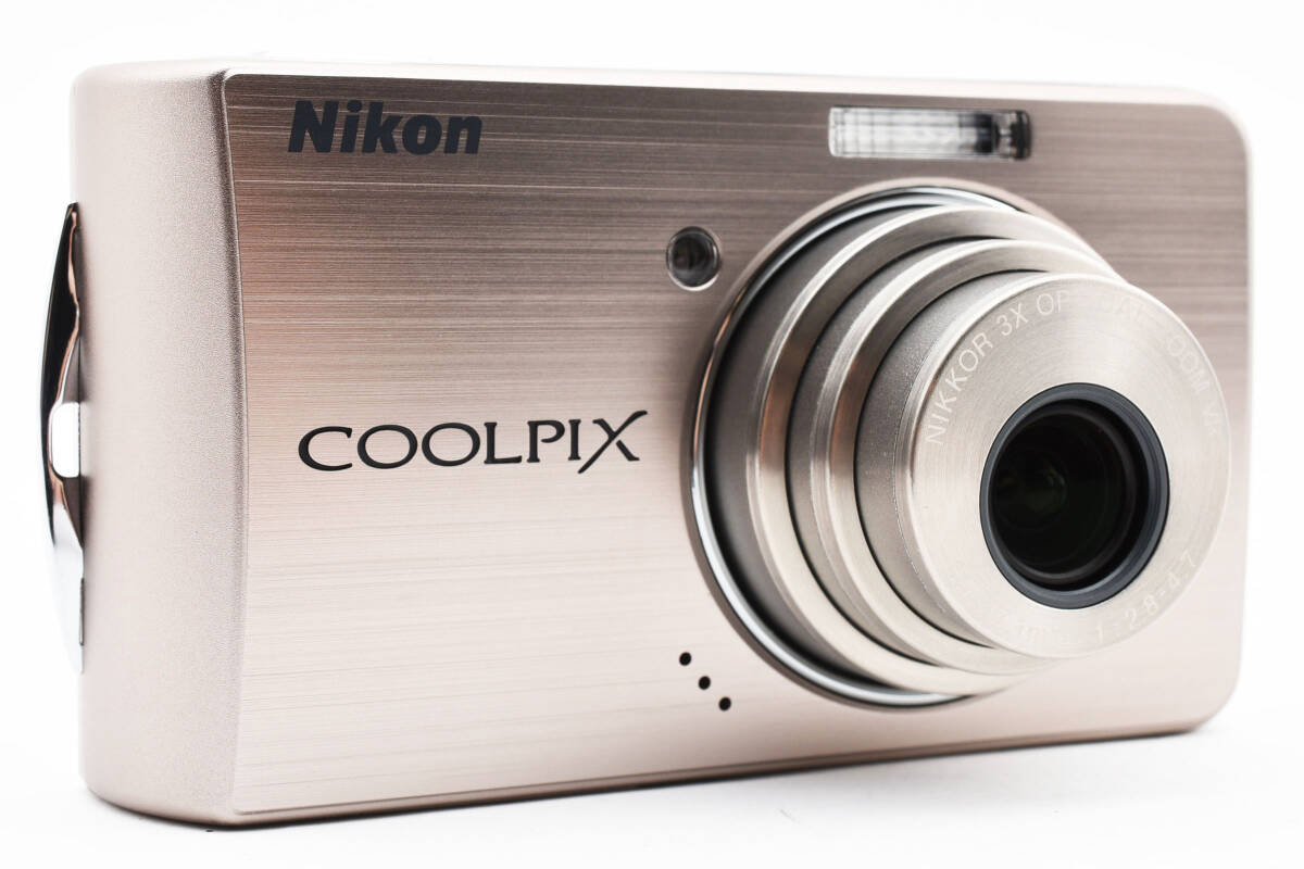 【美品】ニコン Nikon COOLPIX S520 ライトブロンズ コンパクトデジカメ ♯C9001C92050EGAの画像4