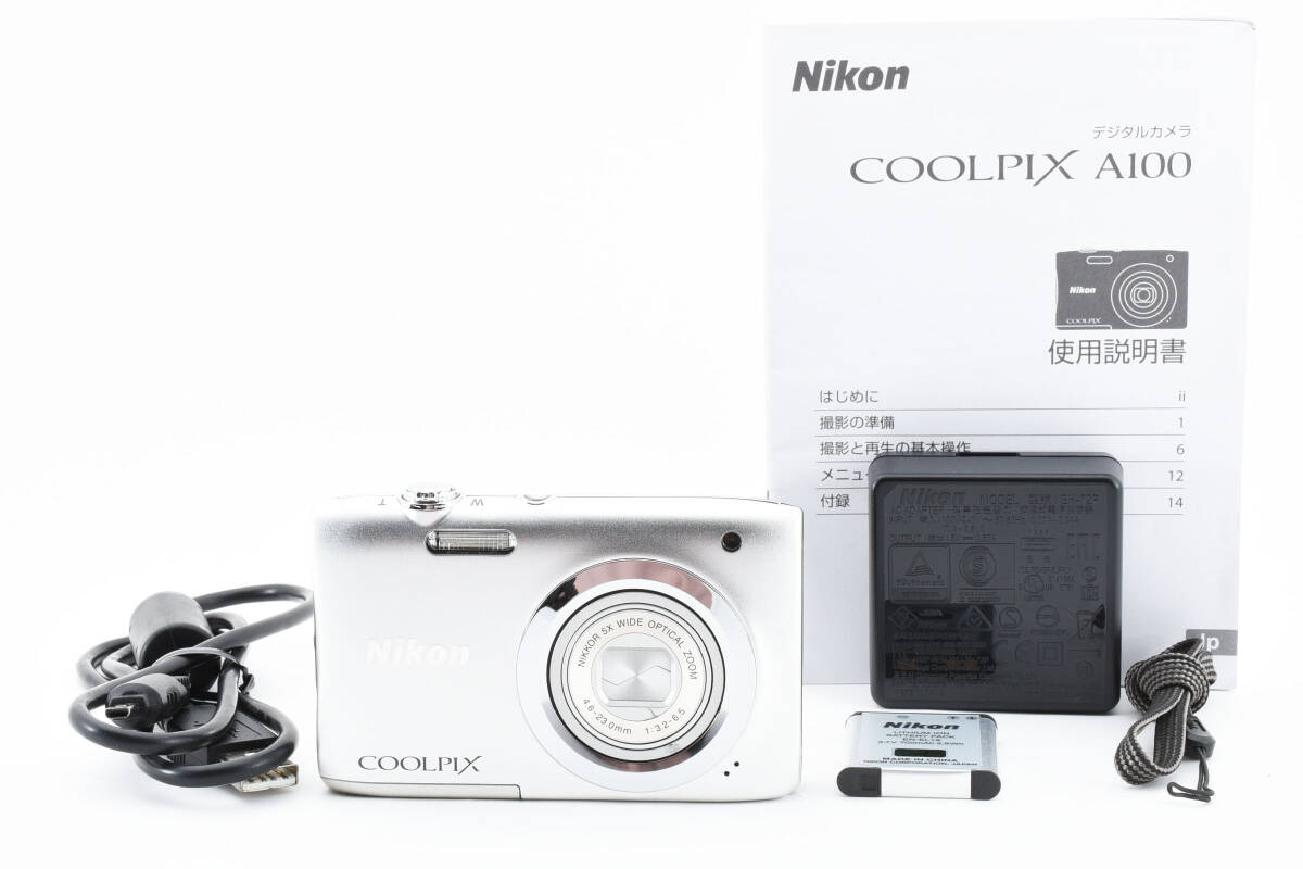 ニコン Nikon COOLPIX A100 コンパクトデジタルカメラ 2005万画素 ♯D2101D92075FEE_画像1
