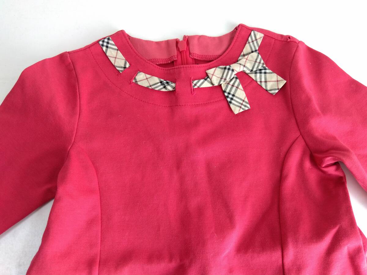  Burberry детская одежда One-piece красный цвет серия 90 размер ребенок одежда BURBERRY LONDON