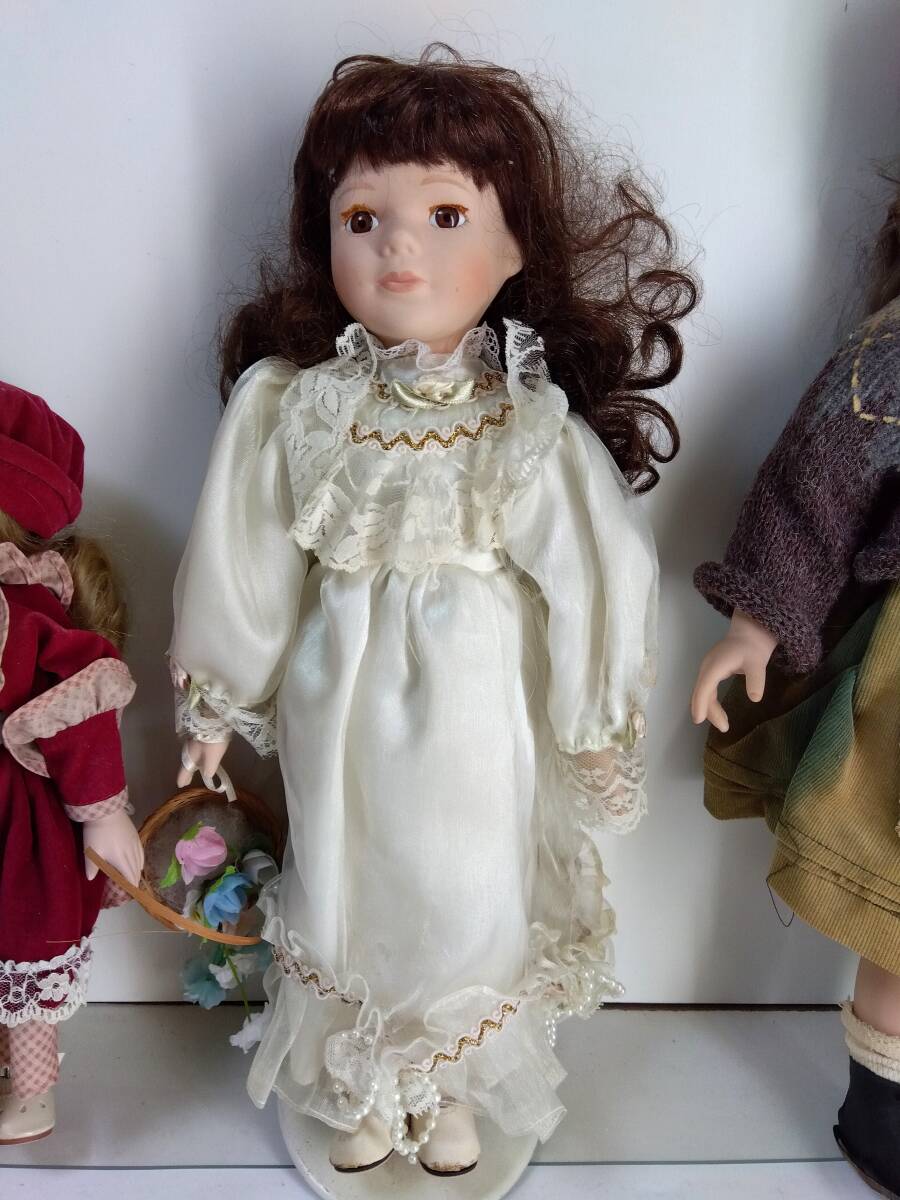 ビスクドール　西洋人形　３体セット　女の子　少女_画像4