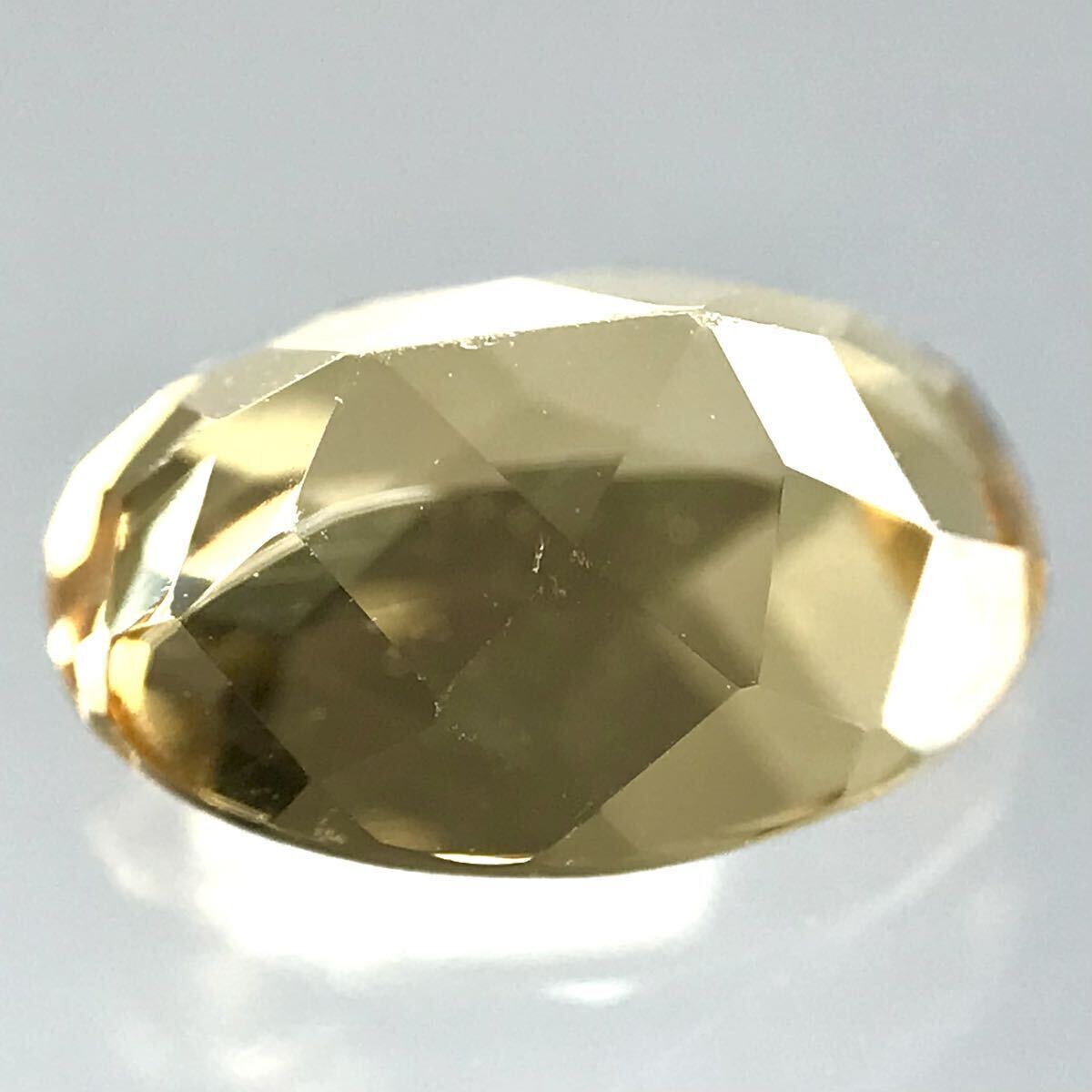 (天然インペリアルトパーズ1.398ct)a約8.0×5.7mmソーティング付 ルース 裸石 宝石 ジュエリー imperial topaz i_画像2