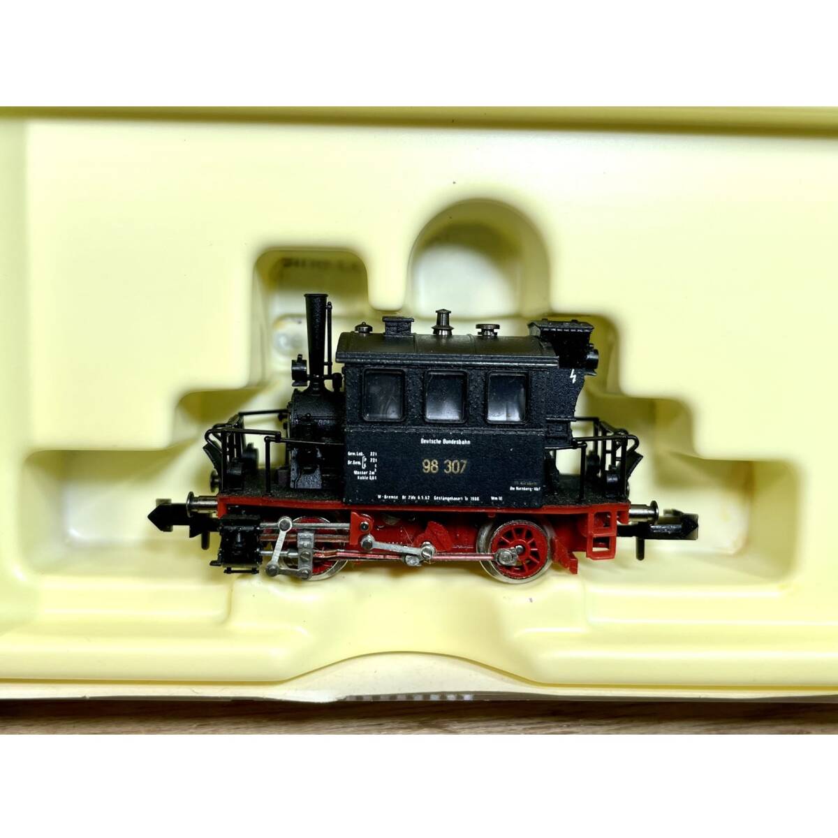 MINITRIX Nゲージ 12016 DB ドイツ連邦鉄道 BR 98.307 GLASS BOX 蒸気機関車 EP.III 新品同様の画像1