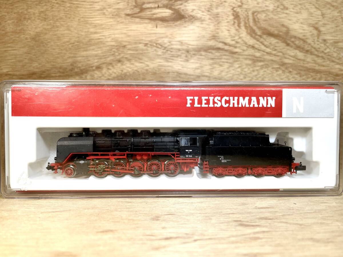 FLEISCHMANN Nゲージ 718002 DRG ドイツ帝国鉄道 BR 50.166 蒸気機関車 DRB 鷲マーク EP.II の画像2