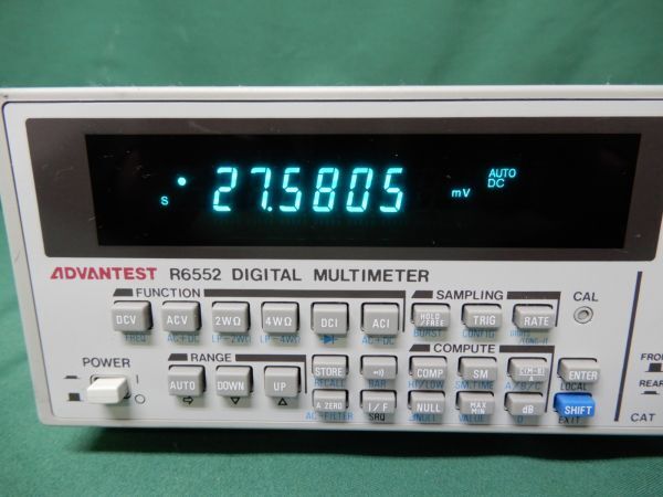 ■ADVANTEST R6552 MULTIMETER マルチメーター アドバンテスト■の画像2