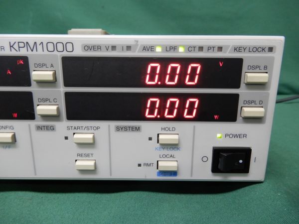 ■菊水 KPM1000 DIGITAL POWER METER パワーメーター KIKUSUI■の画像3