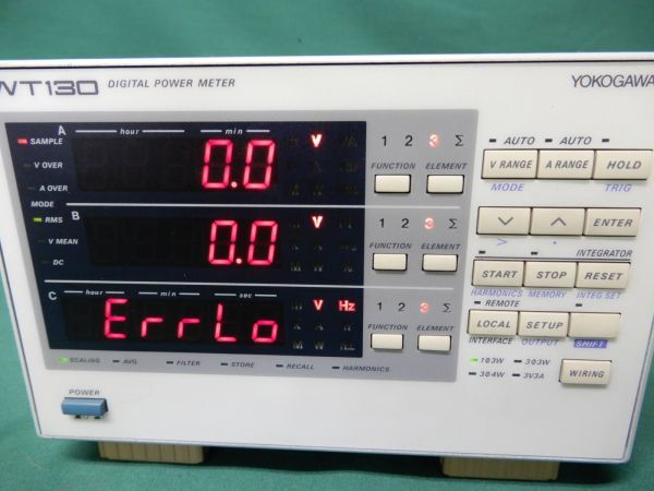 ■横河 WT130 DIGITAL POWER METER パワーメーター YOKOGAWA■の画像2