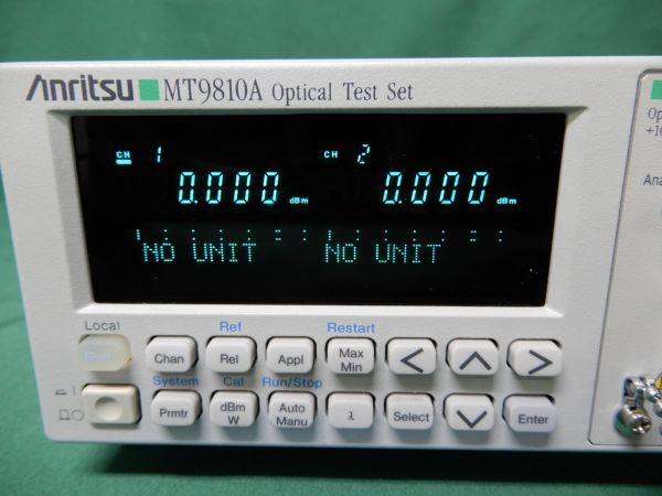 ■アンリツ MT9810A MU931311A OPTICAL TEST SET 光テストセット ANRITSU■の画像2
