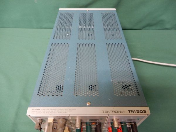 ■TEKTRONIX AM502 AM501 DIFFERENTIAL AMPLIFIER 電流プローブ付 テクトロニクス■の画像4