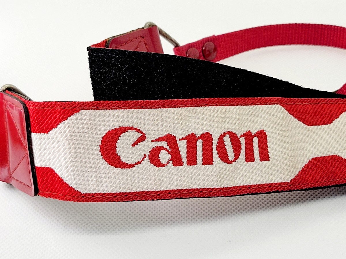 【B 並品】Canon キヤノン CPS プロストラップ 紅白 赤色(レッド)×白色(ホワイト) カメラ ストラップ プロスト 幅3８ｍｍ_画像8