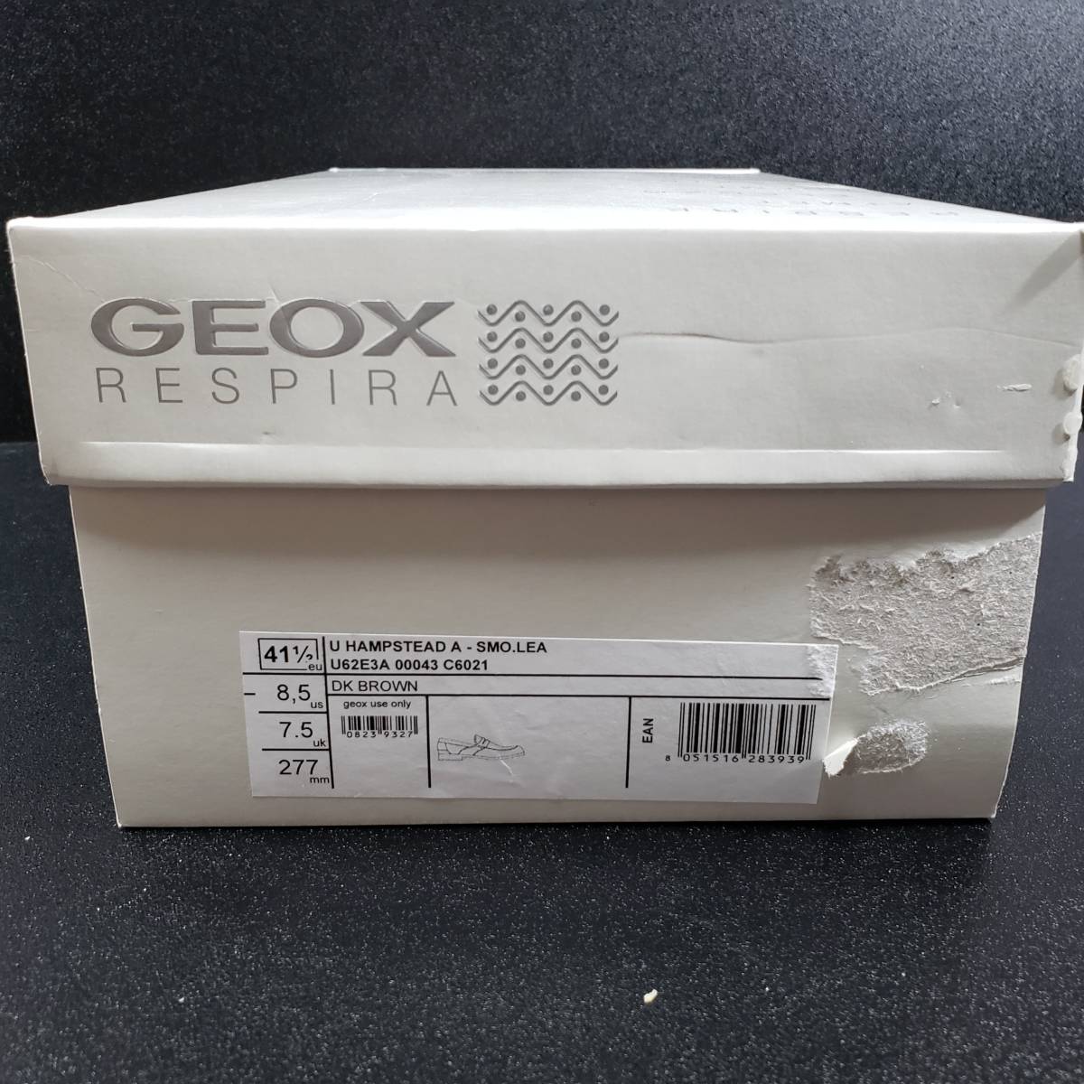 ジェオックス（GEOX respira） 本革ローファー 茶 EU41.5_画像2