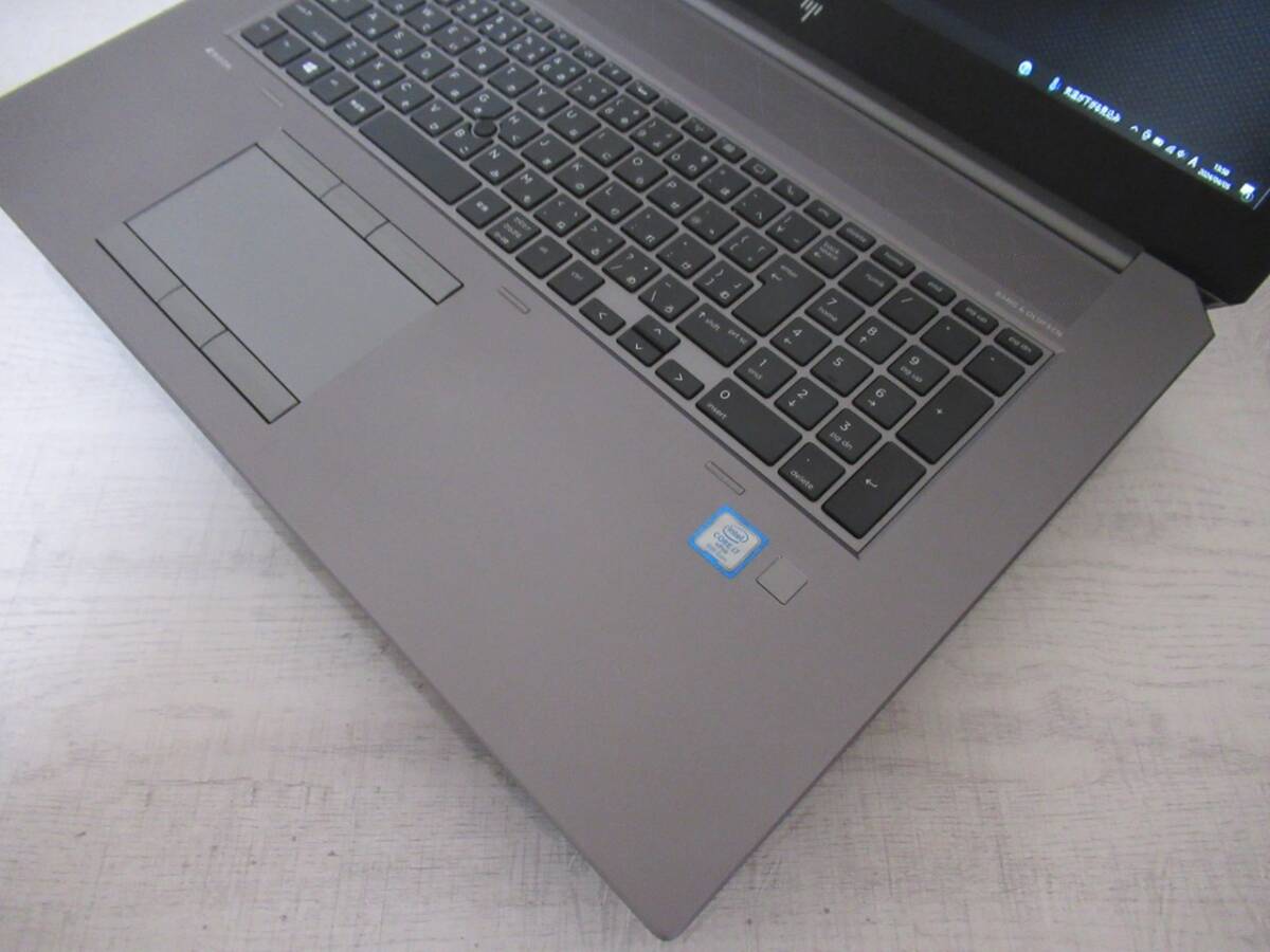 美品！フル装備17インチ！HP ZBOOK 17 G5 Corei7（8850H）Windows10 office2021Proも!の画像7