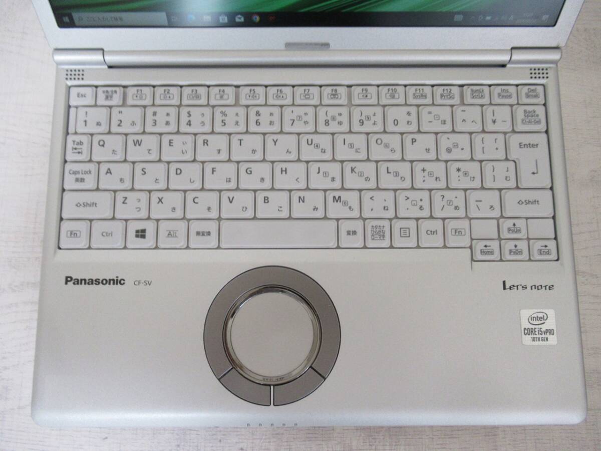 10世代Corei5！Panasonic CF-SV9 DVD-multi Corei5（10310U）Windows10Pro office2021Proも!の画像4