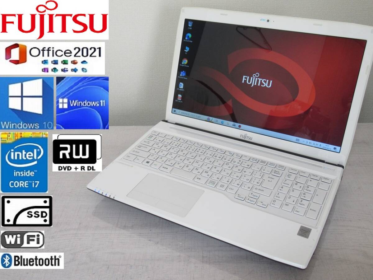 Windows11.UG возможность![ сейчас неделя. покупка в обмен на старую модель с доплатой большой выход ]Fujitsu AH53/M Corei7 (4702MQ) офис . install завершено!