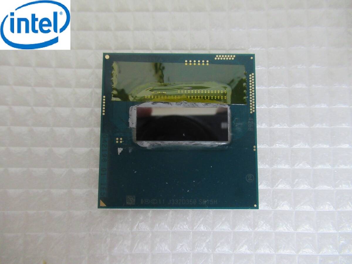 【1週間保障付き】Intel CPU core i7-4700MQ SR15H 正常品の画像1