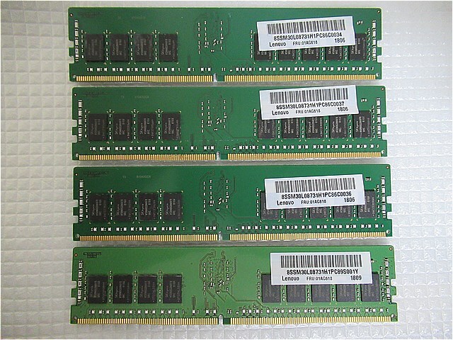 ラスト1式【今週のサーバー向けメモリ(保証付き)】SKhynix 1R*4 PC4-2666V-EE1-11 16GB×4枚 計64GBの画像3