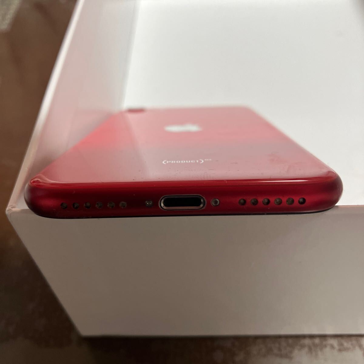 Apple iPhone SE2 SIMフリー product RED 128GB バッテリー容量100%表示エラー無の画像6