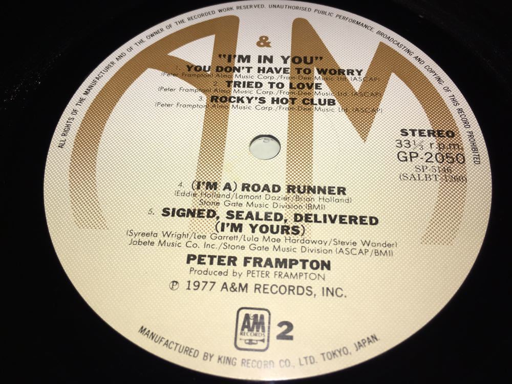 Peter Frampton★中古LP国内盤帯付「ピーター・フランプトン～アイム・イン・ユー」_画像5