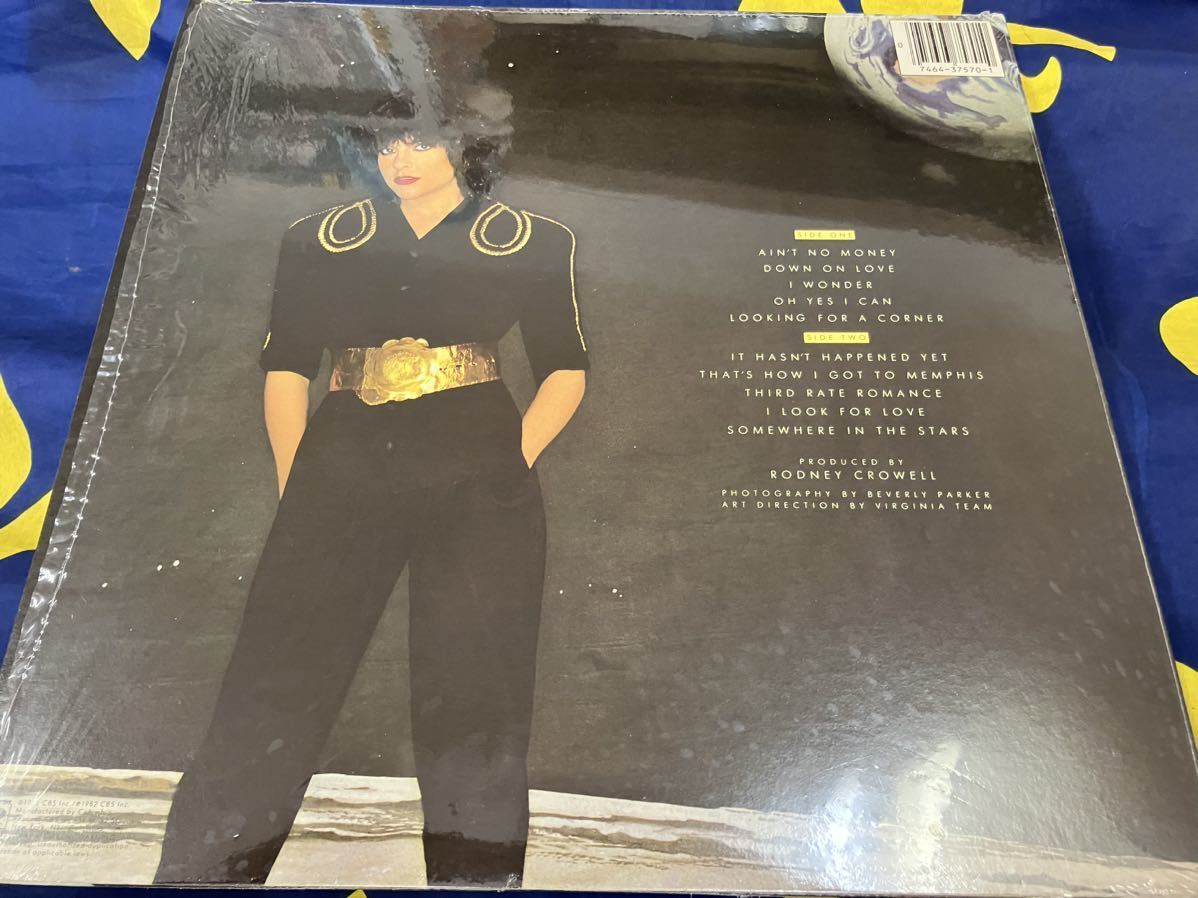 Rosanne Cash★中古LP/US盤ハイプステッカー・シュリンク付「ローザンヌ・キャッシュ～Somewhere In The Stars」_画像2