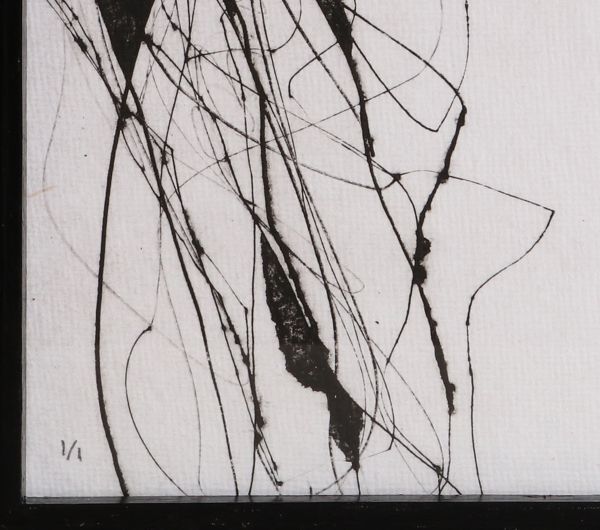 8524.. super .[ that ..The BEING] 2015 year work copperplate engraving 1/1. original work frame genuine work . warehouse . fine art abstract painting present-day art 