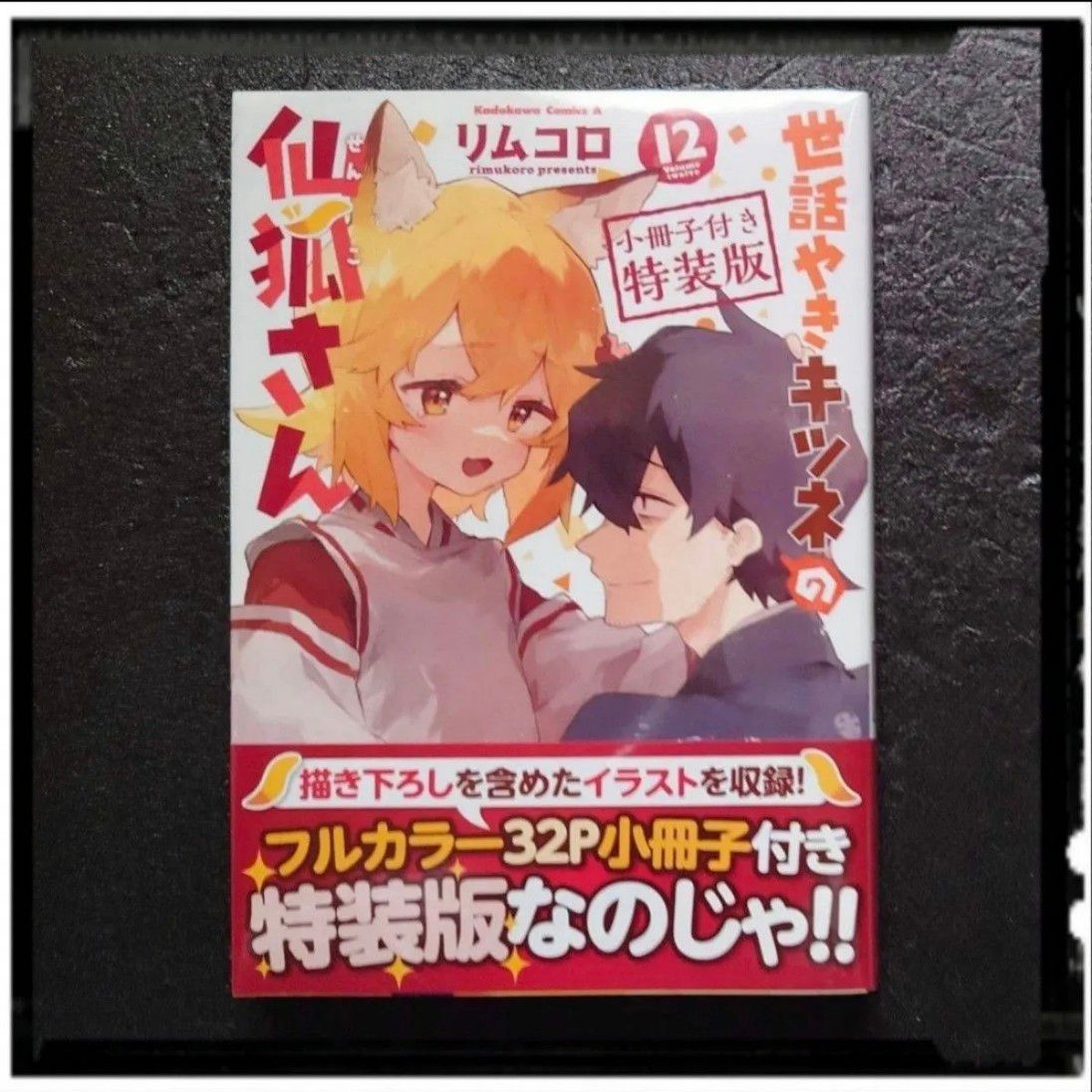 新品未開封 「世話やきキツネの仙狐さん 小冊子付き特装版」 12巻 リムコロ 初版 帯付