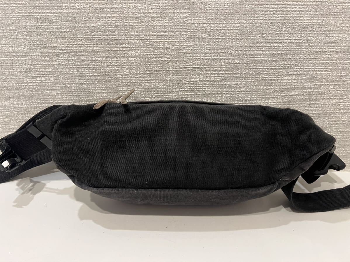 ★日本製★PORTER★ポーター★吉田カバン★BEAT WAIST BAG(S)★ビートウエストバッグ★斜め掛け★コットンキャンバス★ブラック★黒★_画像5