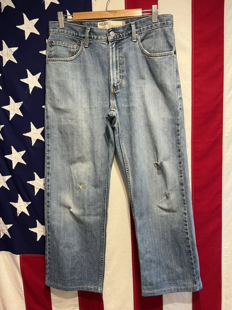 ★LEVI’S★リーバイス★559 RELAXED STRAIGHT★リラックスストレート★紙パッチ★ボタン裏332M★ジッパーフライ★デニムパンツ★W32★の画像4