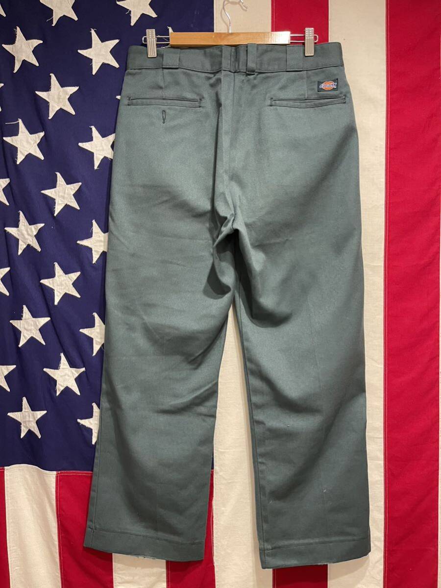 ★90's★USA製★ディッキーズ★Dickies★874★ワークパンツ★グリーン★32×3090年代★アメリカ製★talon★ヴィンテージ★_画像3