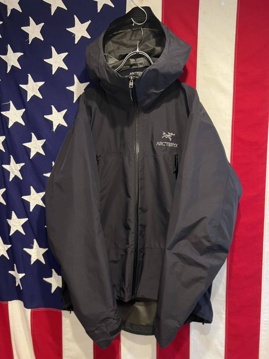 ★Arc’teryx★アークテリクス★GORE-TEX★ゴアテックス★ALPHA SL JACKET★アルファSLジャケット★ナイロン★ブラック★黒★Mサイズ★の画像2