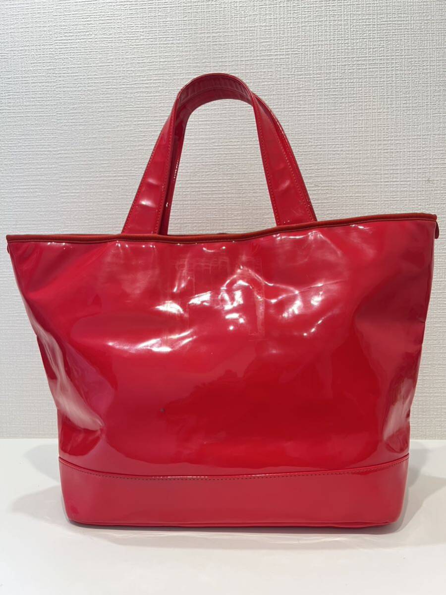* made in Japan *PORTER GIRL* Porter girl * Yoshida bag * planet tote bag * shoulder ..* enamel * ribbon * red * red *A4 storage possible *