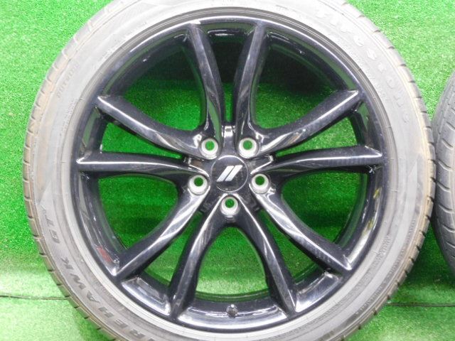 中古 ホイールタイヤ 4本 245/45R20 2018年製 5分山 ダッヂ チャレンジャー 純正 ラジアル タイヤ ファイヤーホークGTの画像2