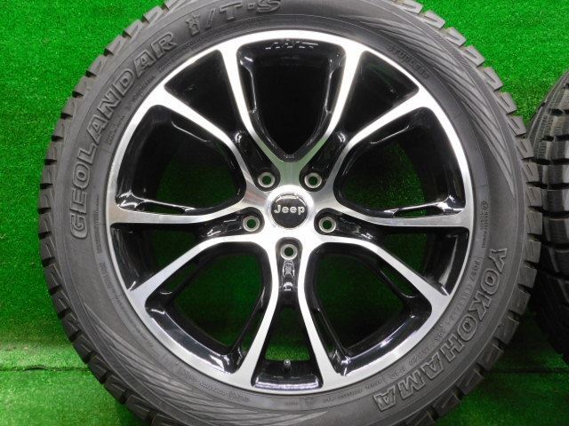 中古 ホイールタイヤ 4本 295/45R20 2017年製 8分山 SRT スタッドレス タイヤ ヨコハマ ジオランダー i/T-Sの画像2