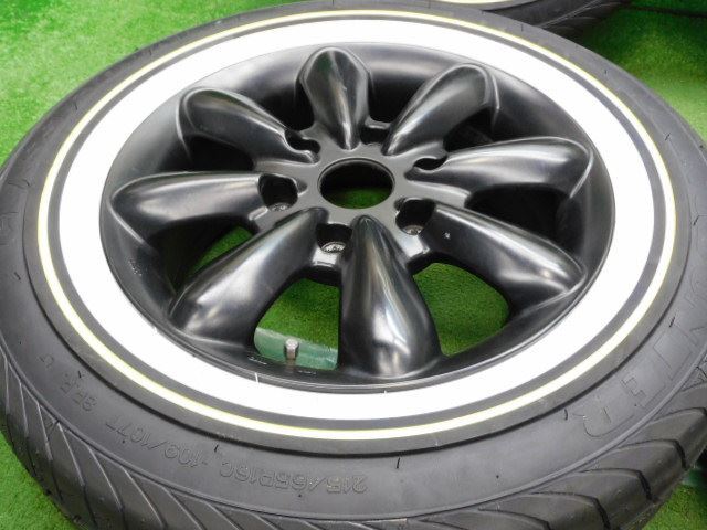 中古 ホイールタイヤ 4本 215/65R16 2023年製 ボクシースタイル 25ｂ ラジアル タイヤ オーレンカウンター クラシックオーバル_画像4