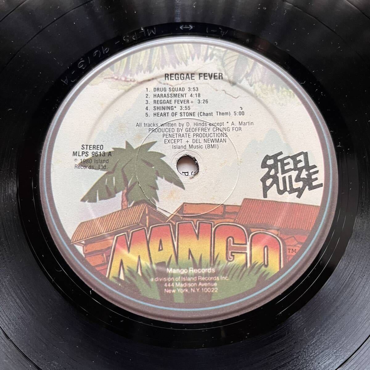 【USオリジナル盤 両面STERLING刻印 ブリティッシュ・レゲエ 大名盤！】STEEL PULSE『REGGAE FEVER』スティール・パルス / UK ROOTS REGGAEの画像3