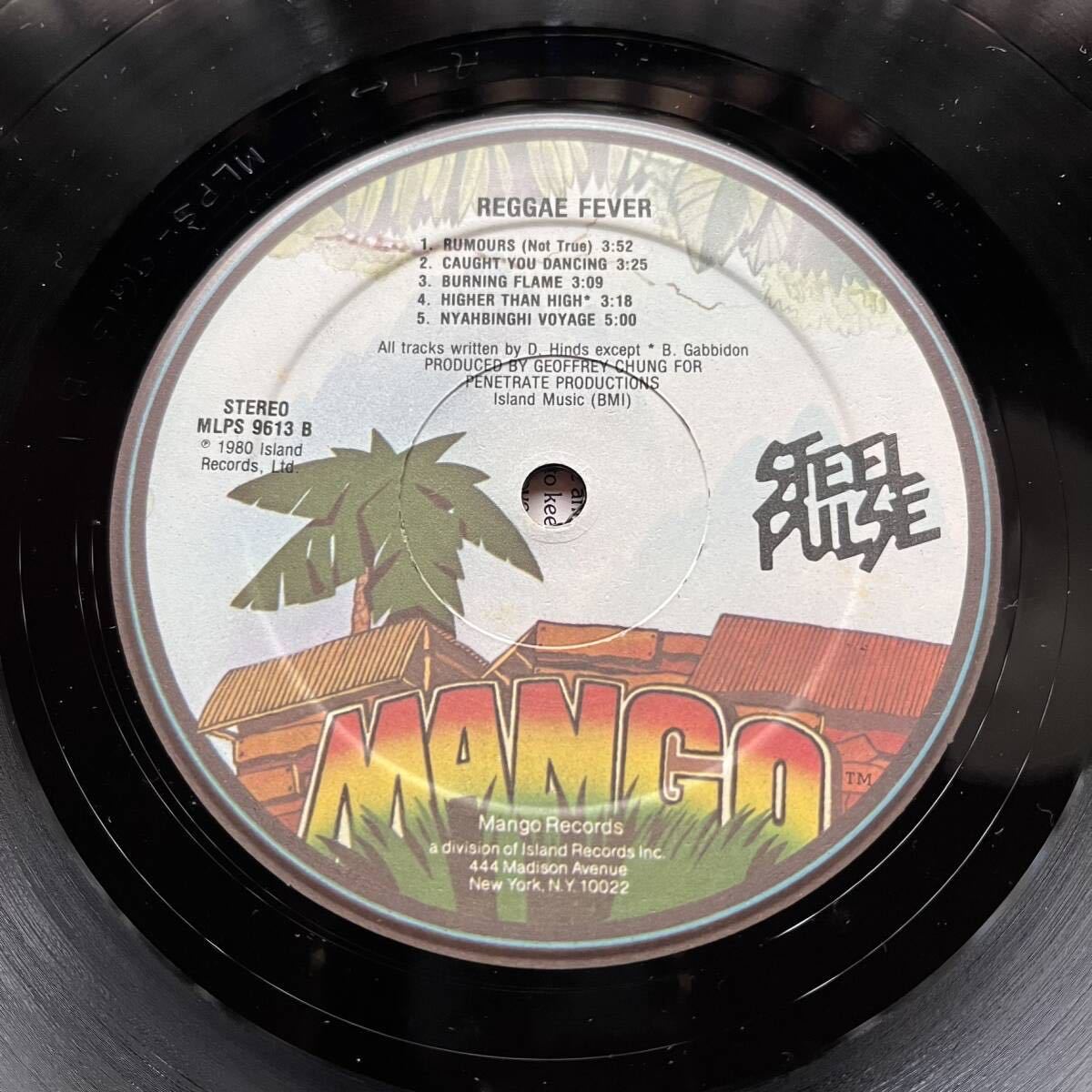 【USオリジナル盤 両面STERLING刻印 ブリティッシュ・レゲエ 大名盤！】STEEL PULSE『REGGAE FEVER』スティール・パルス / UK ROOTS REGGAEの画像4