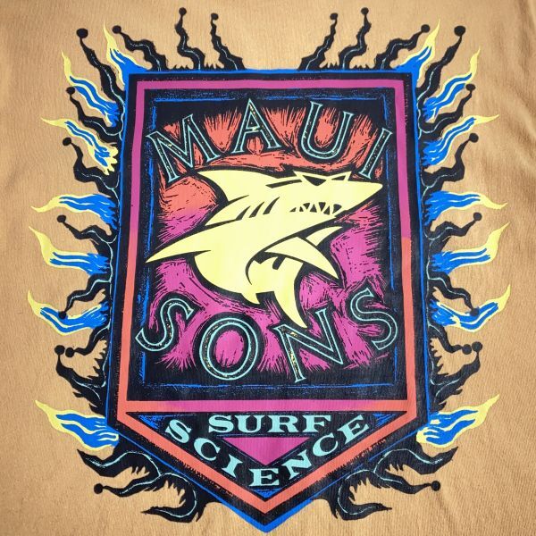 MAUI＆SONS マウイ＆ソンズ 半袖Tシャツ Mサイズ レトロサーフ 復刻デザイン サーファー_画像8