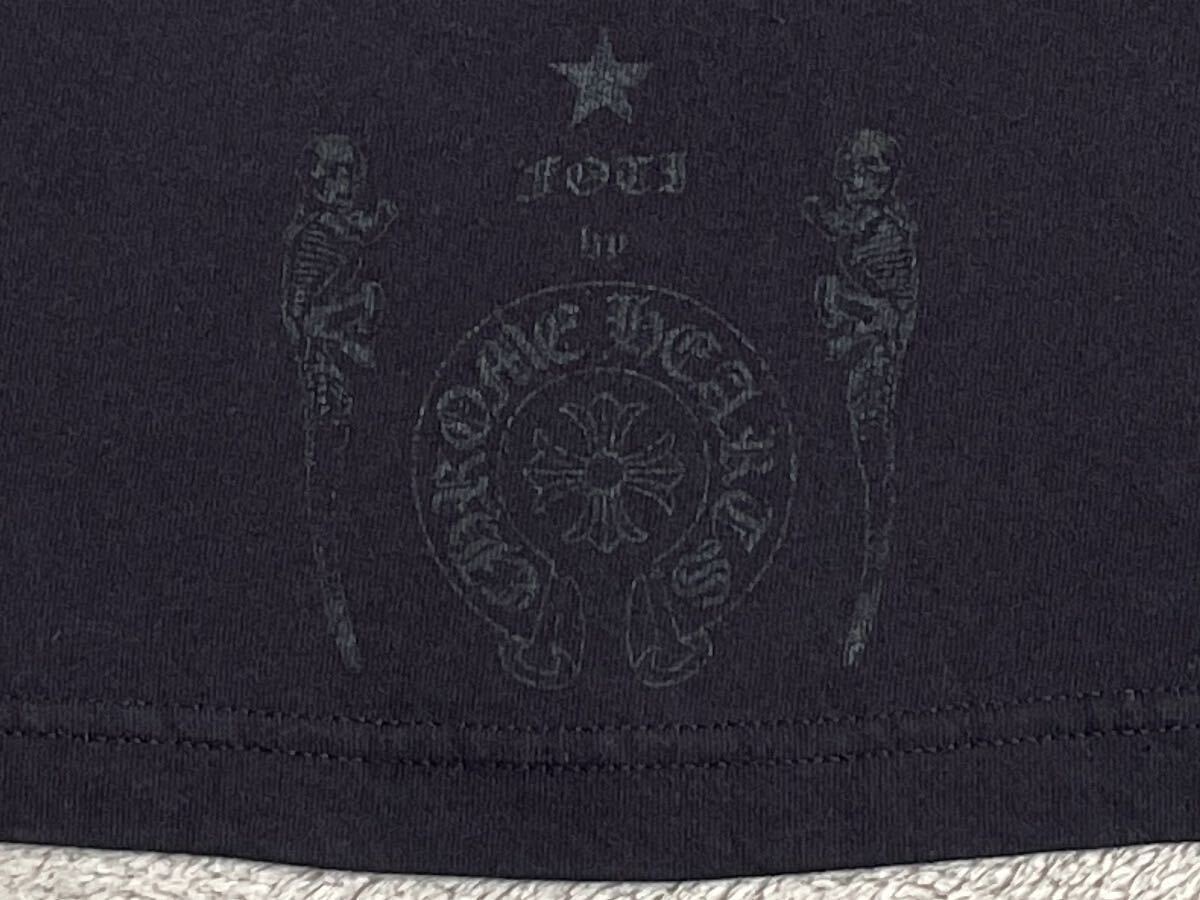 クロムハーツ スカルウィング ジョー・フォティ Tシャツ サイズS 黒 CHROME HEARTS Joe Foti skull T-shirt tee 半袖 トップス カットソー_画像3