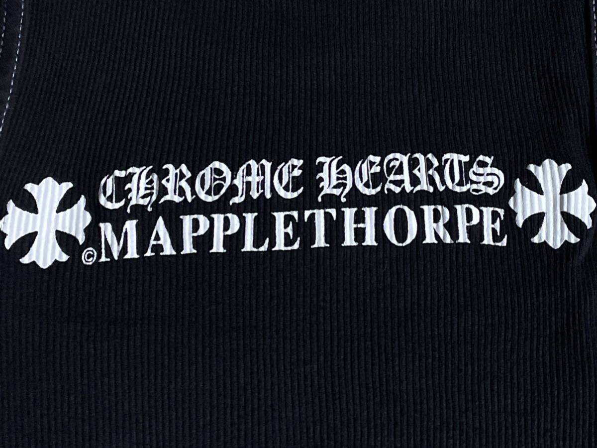 クロムハーツ メイプルソープ コラボ タンクトップ サイズM 黒 Chrome Hearts MAPPLETHORPE Tank top ノースリーブ Tシャツ 半袖 別注_画像5