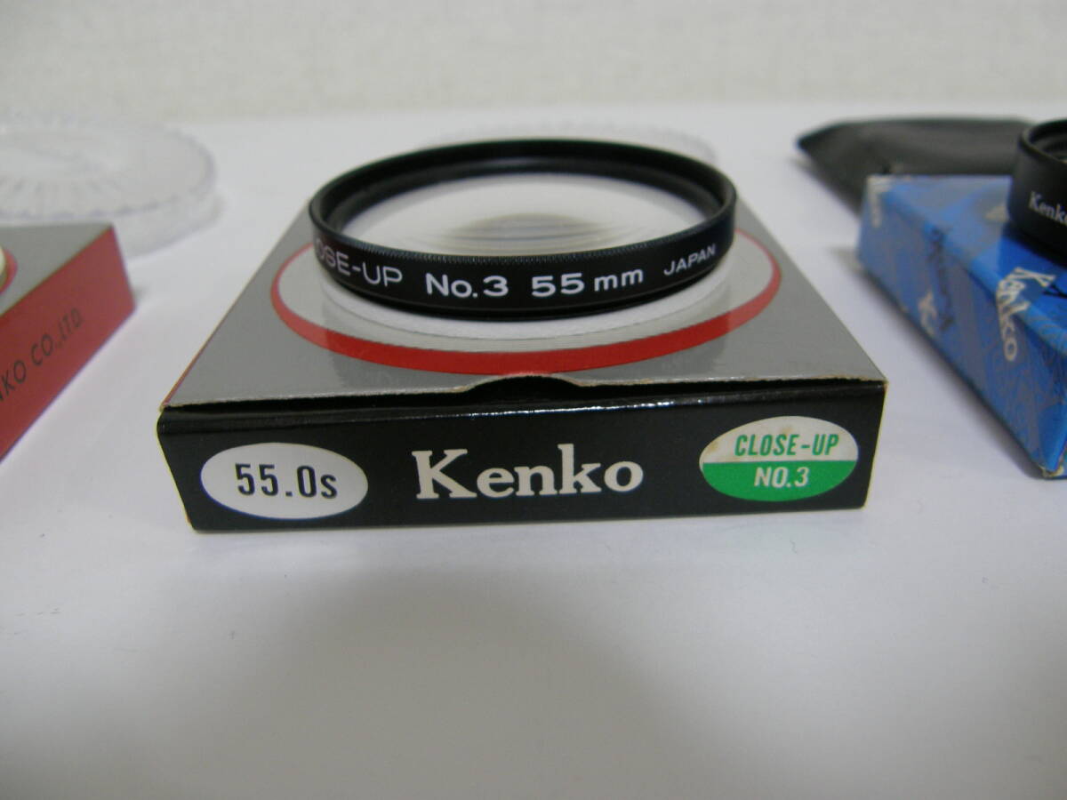 Kenko ケンコー CLOSE-UP LENS クローズアップレンズ 55mm NO,1 2 3 10　合計4枚_画像5