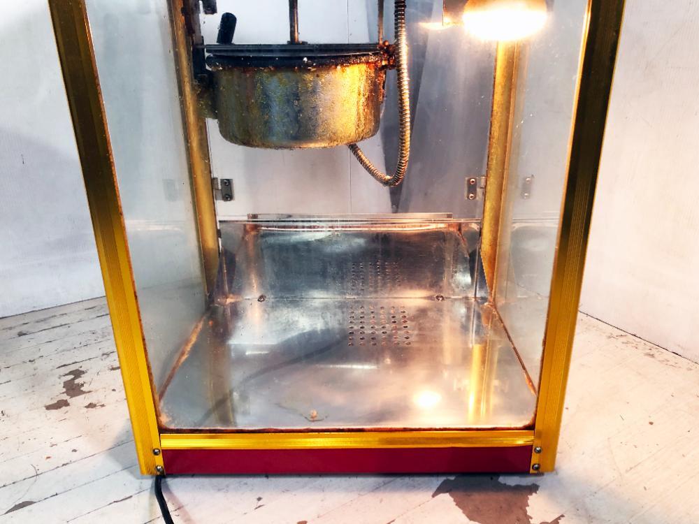 送料無料★美品 中古★ケーズウェーブ 業務用 ポップコーンマシン POPCORN MACHINE 100V【ET-POP6A-R】DBO1_画像4