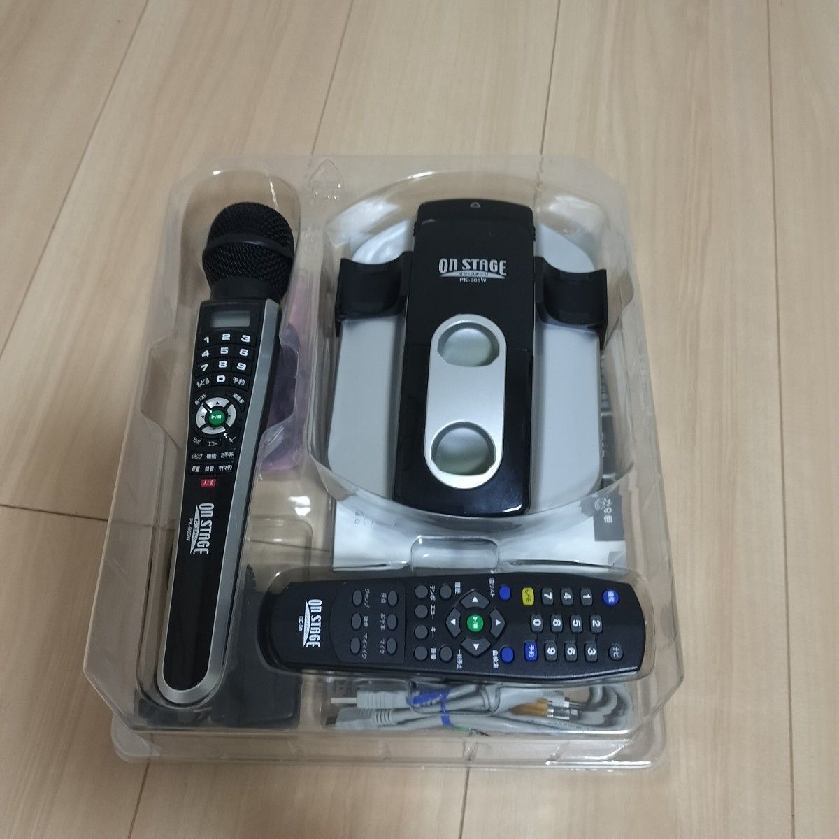 美品】ON STAGE パーソナルカラオケおうちカラオケ PK-905W 美品】ON STAGE パーソナルカラオケおうちカラオケ PK-905W