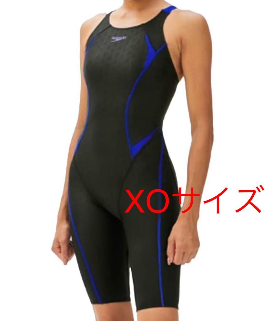 SPEEDO スピード 競泳水着 FLEX Σχ Semi Openback Kneeskin フレックスシグマカイセミオープンバックニースキン XOサイズ スイムウエアの画像1