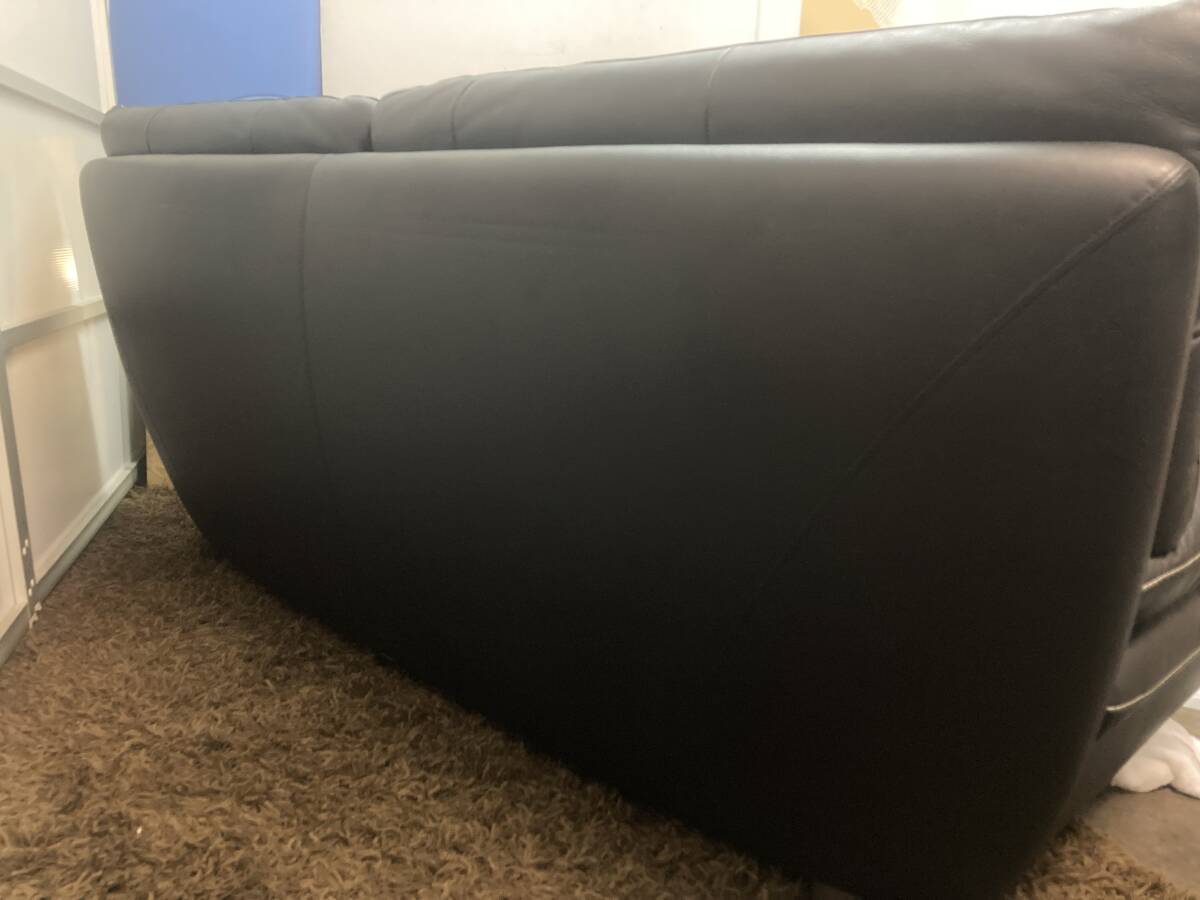 Yahoo!オークション - 福岡発 美品 カリモク高級本革3Pソファ Yahoo!オークション - 福岡発 美品 カリモク高級本革3Pソファ