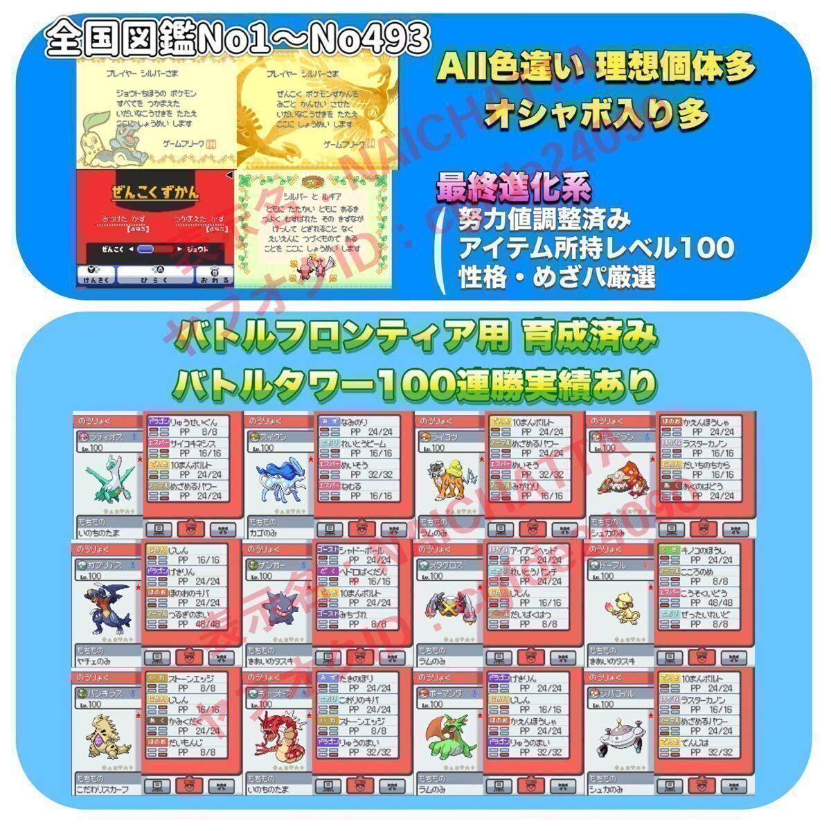 ★ポケットモンスター ソウルシルバー★ポケモン 中古ソフト DSの画像2