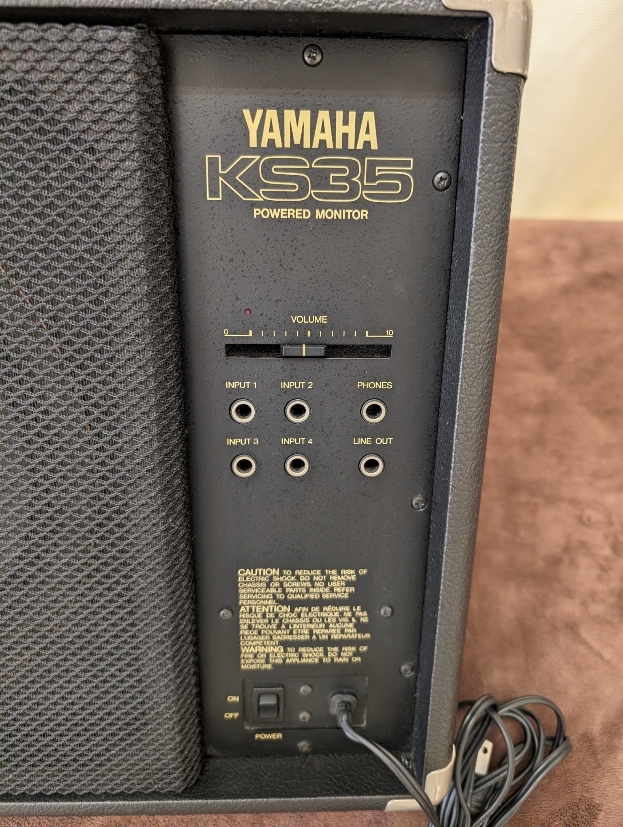 YAMAHA　KS35　パワードモニター　美品_画像4