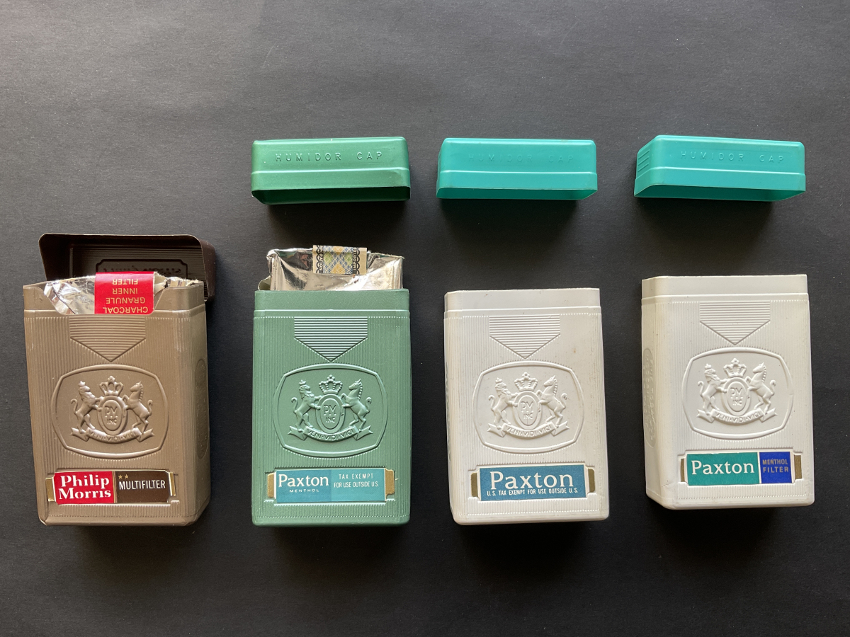 古い 外国 たばこ 煙草・プラ空箱/ラベル・Paxton など・パッケージ デザイン/昭和レトロ ④の画像6