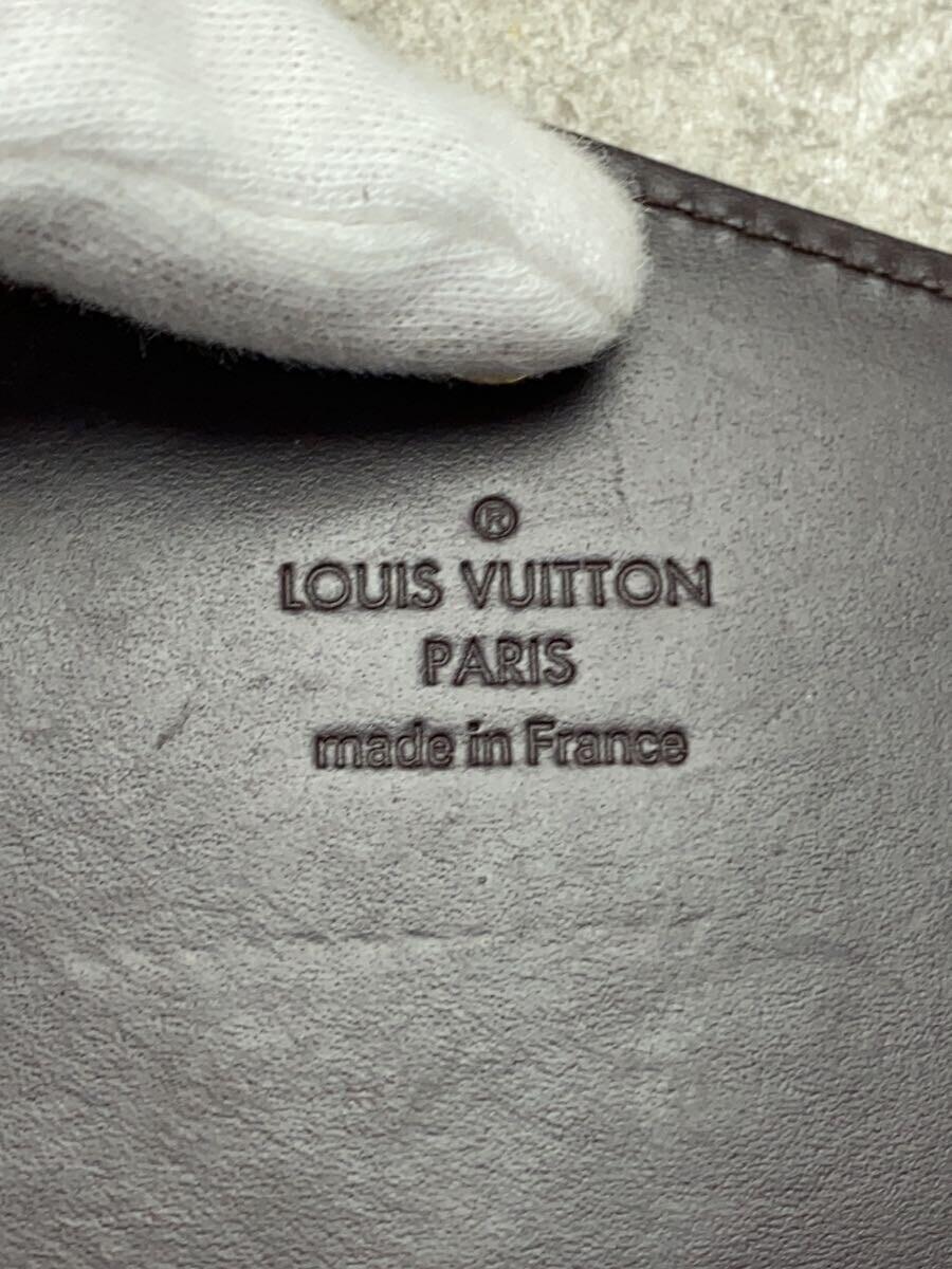 LOUIS VUITTON◆ポルト・フォイユ・サラ_モノグラム・ヴェルニ_BRD/エナメル/BRD_画像3